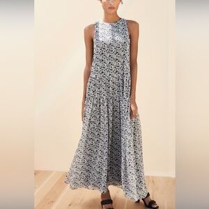 [NWT] Fame and Partners Gathered Full Dress in Wild Cheetah Black